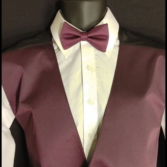 MEN'S LARR BRIO 3 PIECE FORMAL VEST & TIE SET 5XL - Picture 2 of 7